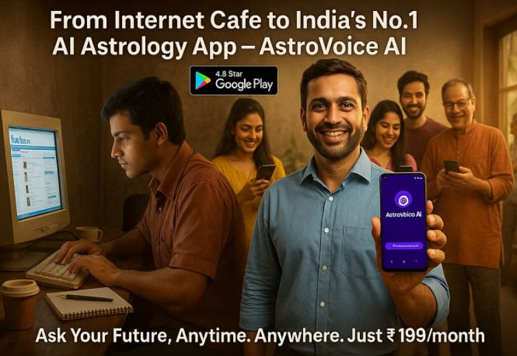 From Internet Cafe to India’s Top AI Astrology App: The Inspiring Journey Behind AstroVoice AI