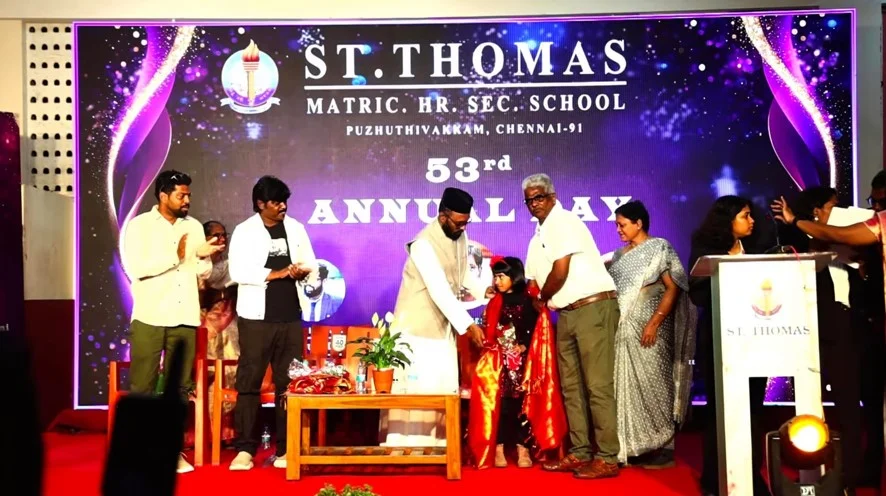The Future of Music Is Nine Years Old: Victoria Isaac Honoured at St. Thomas Matric Hr. Sec. School’s 53rd Annual Day